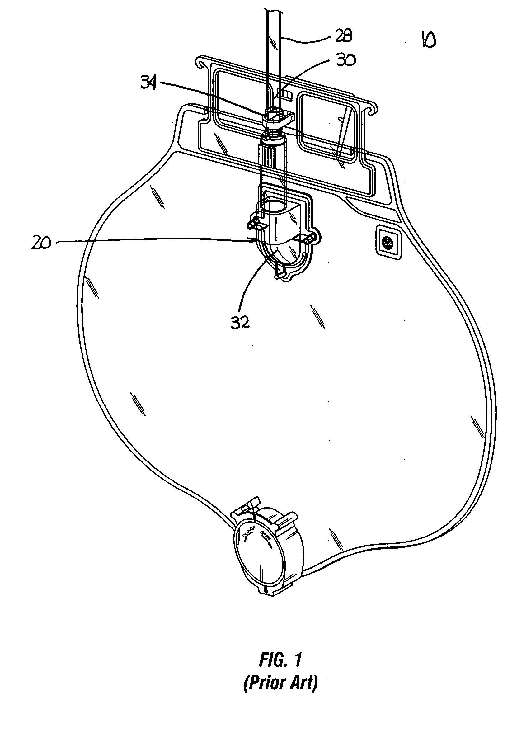 Urine collection bag with integral anti-reflux valve