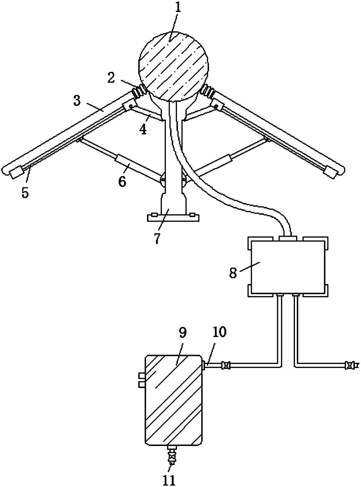 Energy-saving environment-friendly solar gas boiler