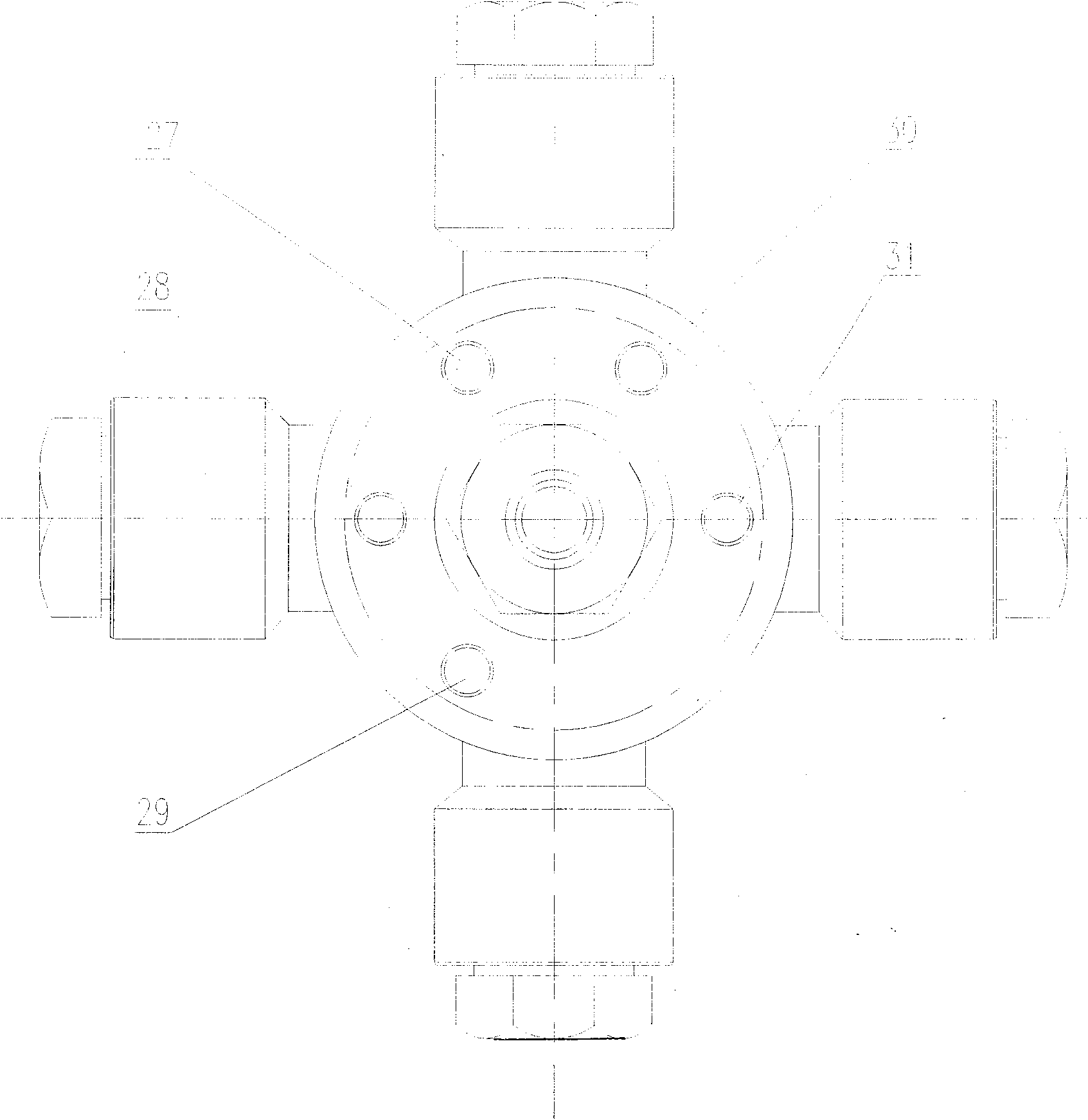 Complete equipment system for gas hydrate simulated composition and decomposition and reaction kettle