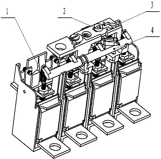 Protection level adjustable tripping devices for molded case circuit breaker