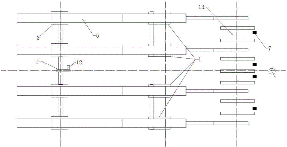 Translational control system and method of feeding arm of heating furnace