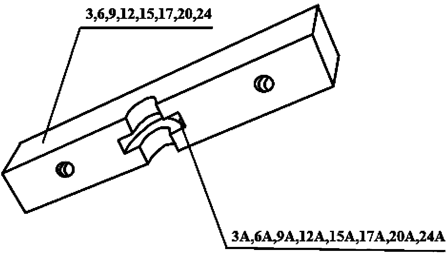 Six-degree-of-freedom position posture full-decoupling adjustable clamp