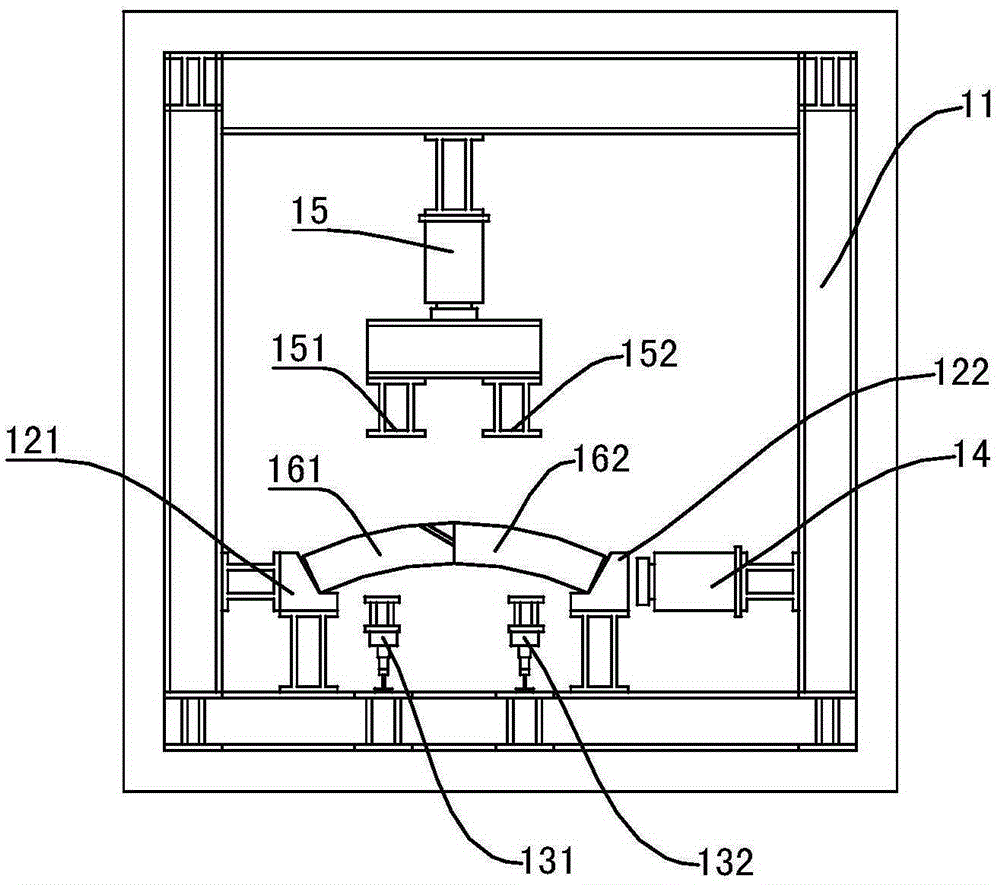 Shield tunnel segment longitudinal seam impervious performance test system