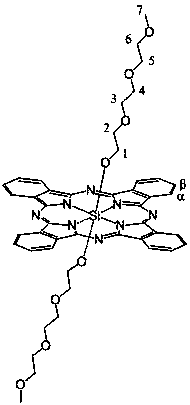 Axial end hydroxyl substituted silicon phthalocyanine and self-assembling body thereof