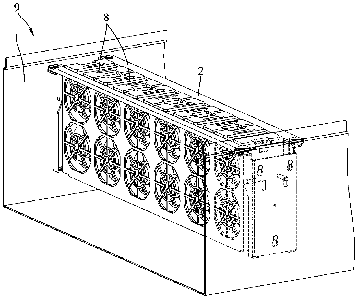 Fool-proof bracket group and server case