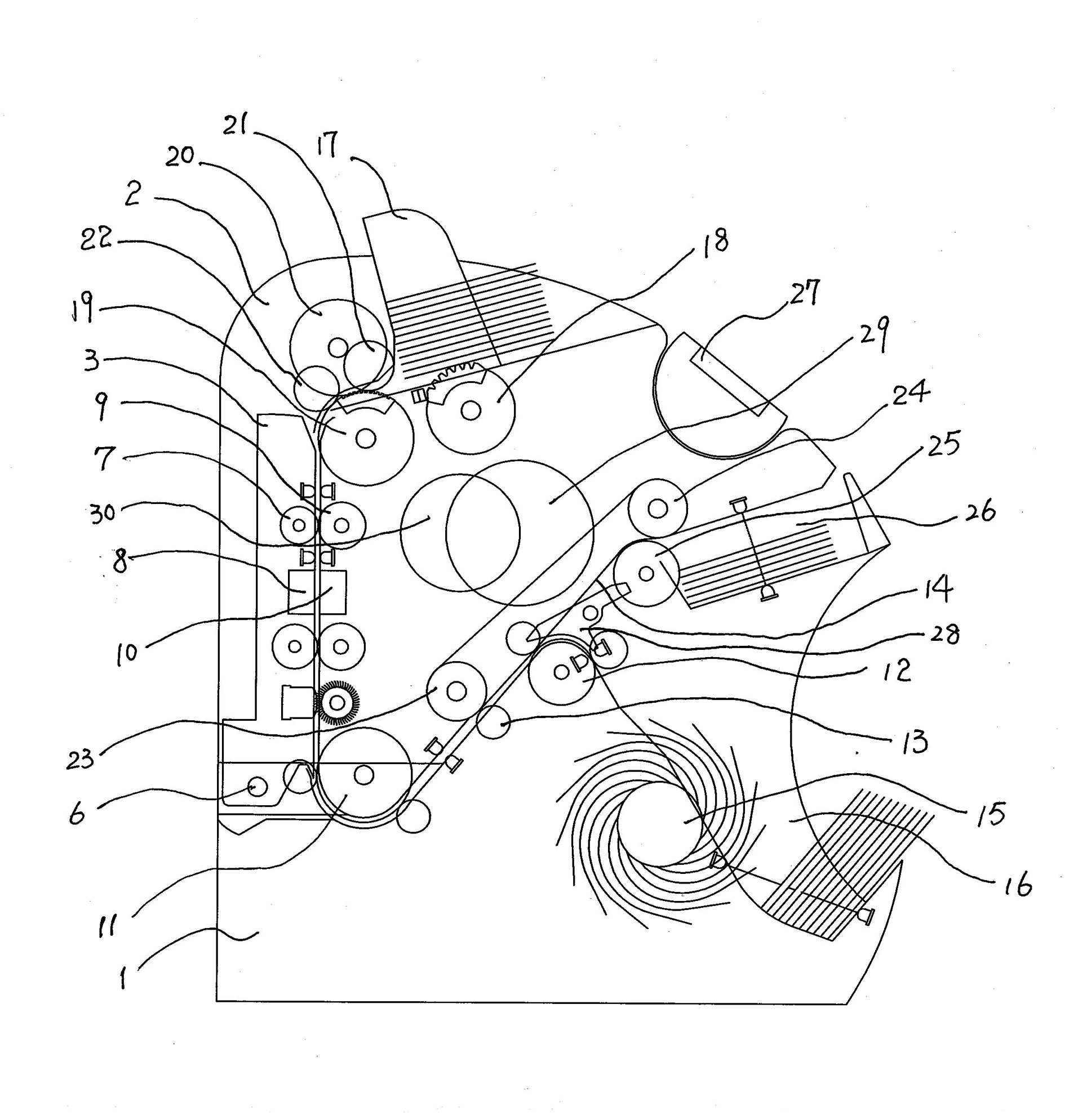 Rapid-opening mechanism of paper money channel for financial machine