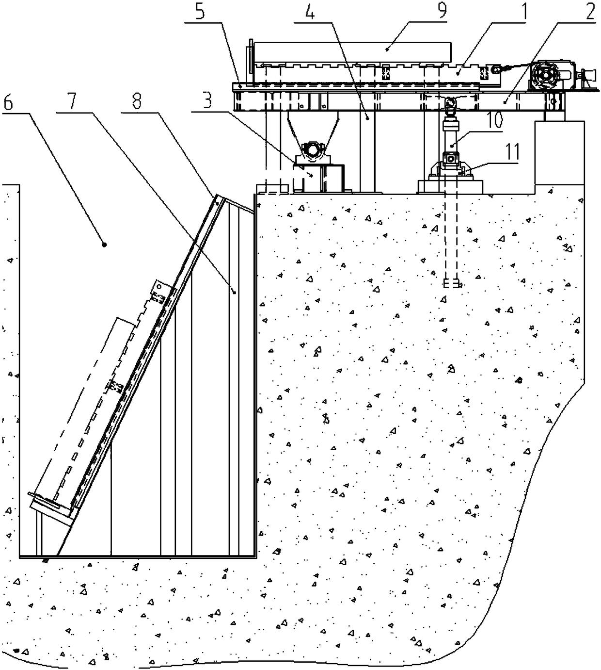 An extra thick plate quenching device