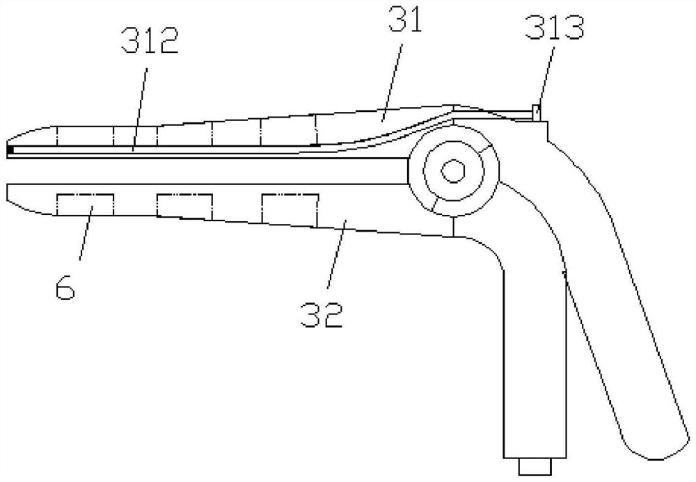 Observation device for clinical vaginal dilation internal penetration in obstetrics and gynecology department