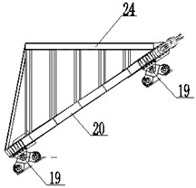 Large-size twisted ramp logistics transportation system and transportation method