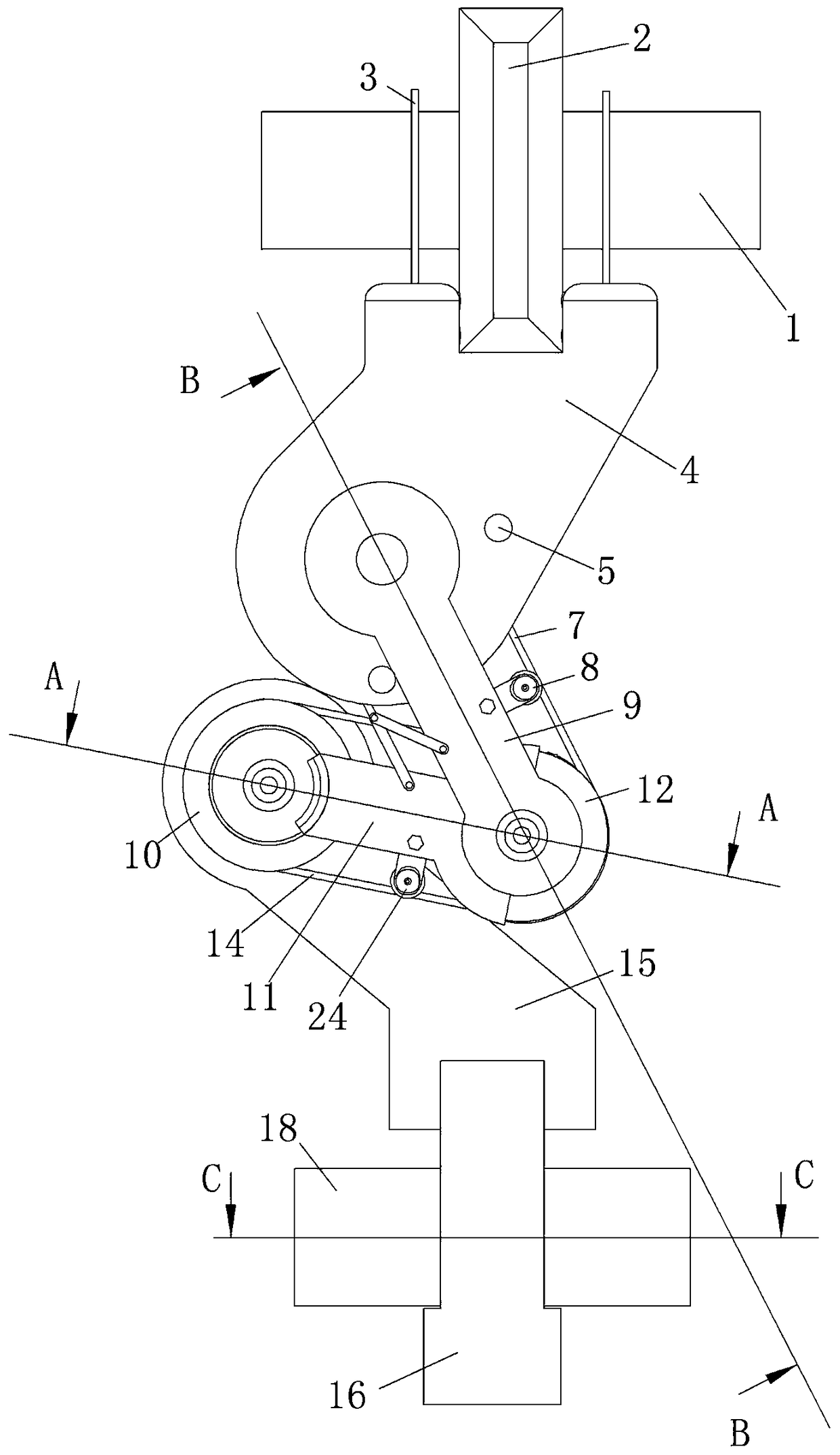 Multi-degree-of-freedom self-adaptive exoskeleton for knee joint rehabilitation training