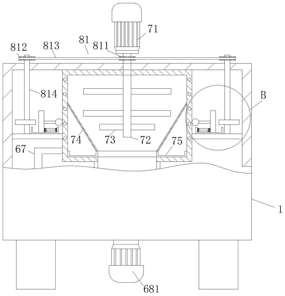 Grain drying device with multi-batch circulation function for livestock breeding