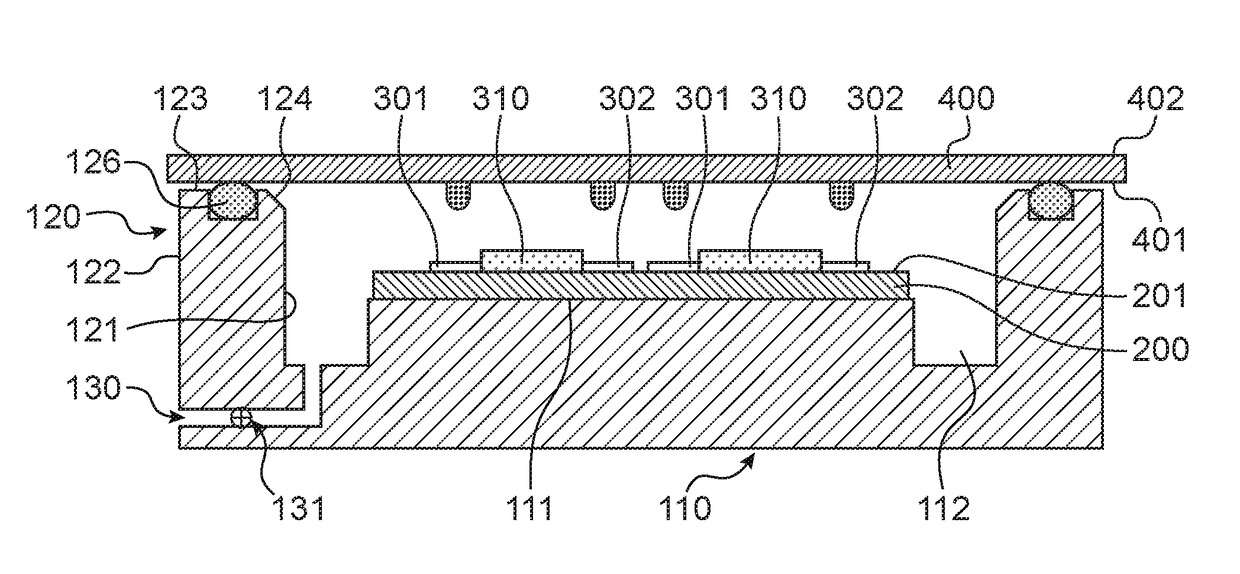 Sealing cell and method for encapsulating a microelectronic component with such a sealing cell