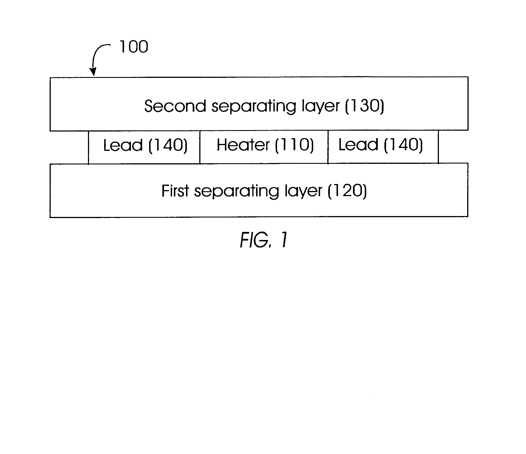 Magnetic recording head with heating device