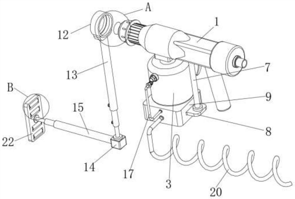 Pneumatic spray gun