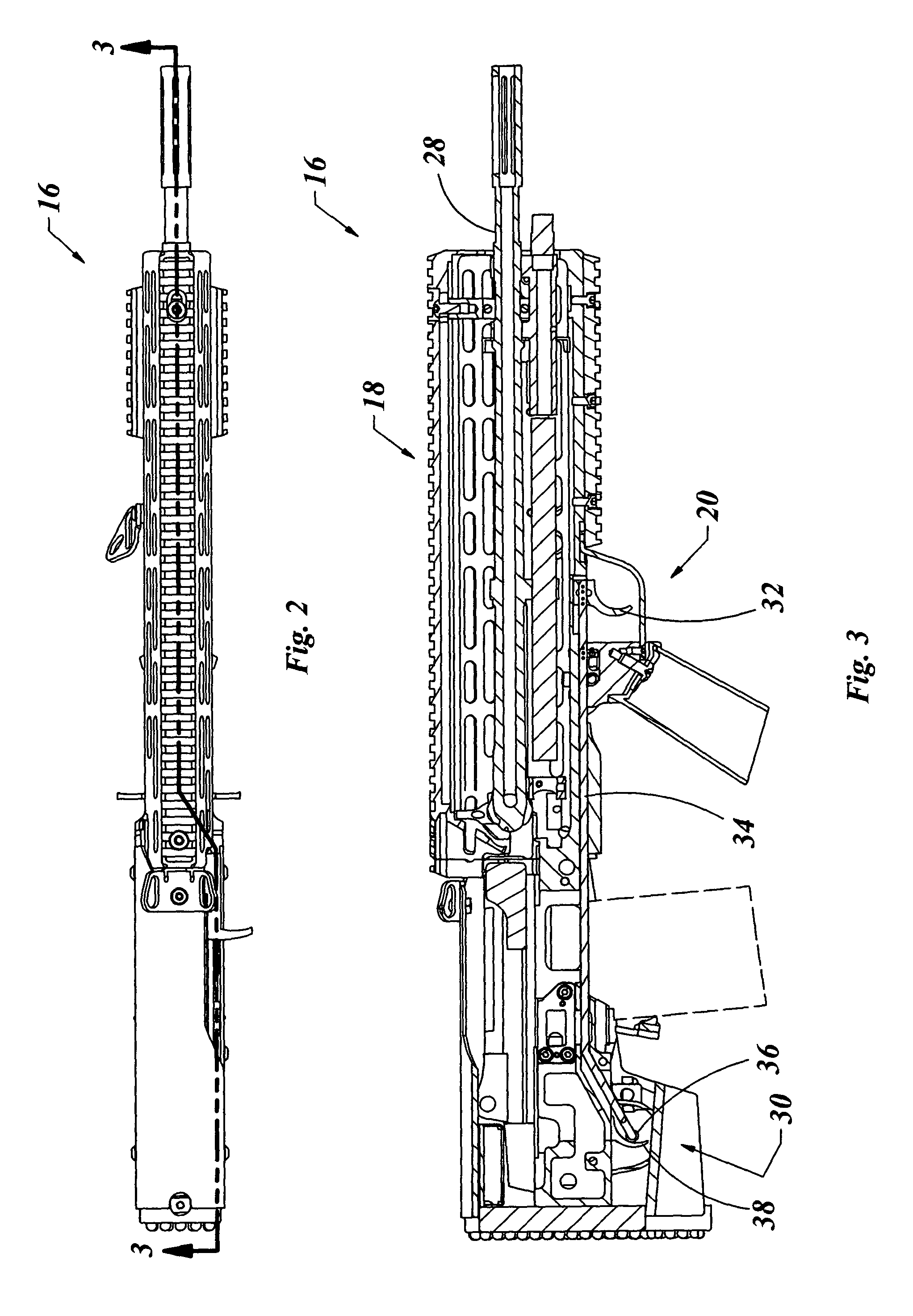 Replacement stock system for rifle