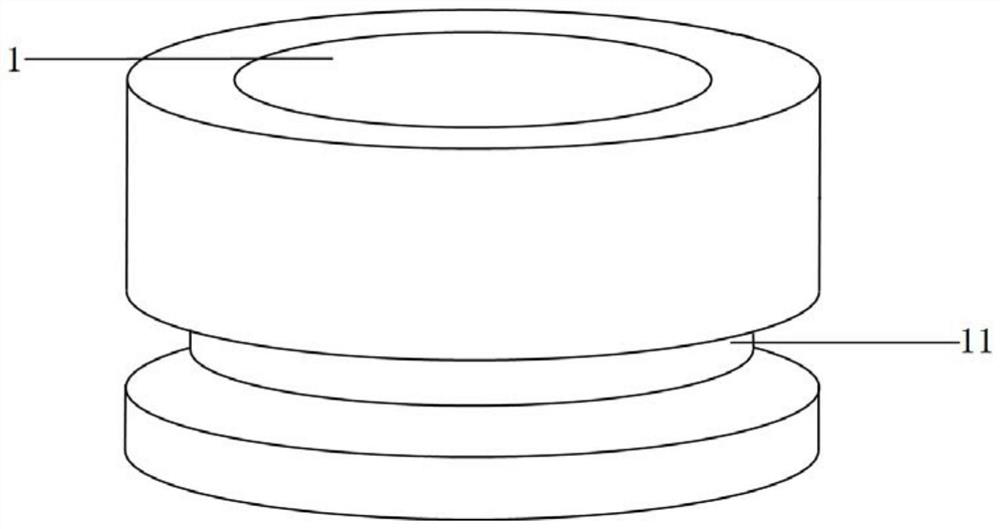 Silicone oil taking-out sealing ring for ophthalmology department