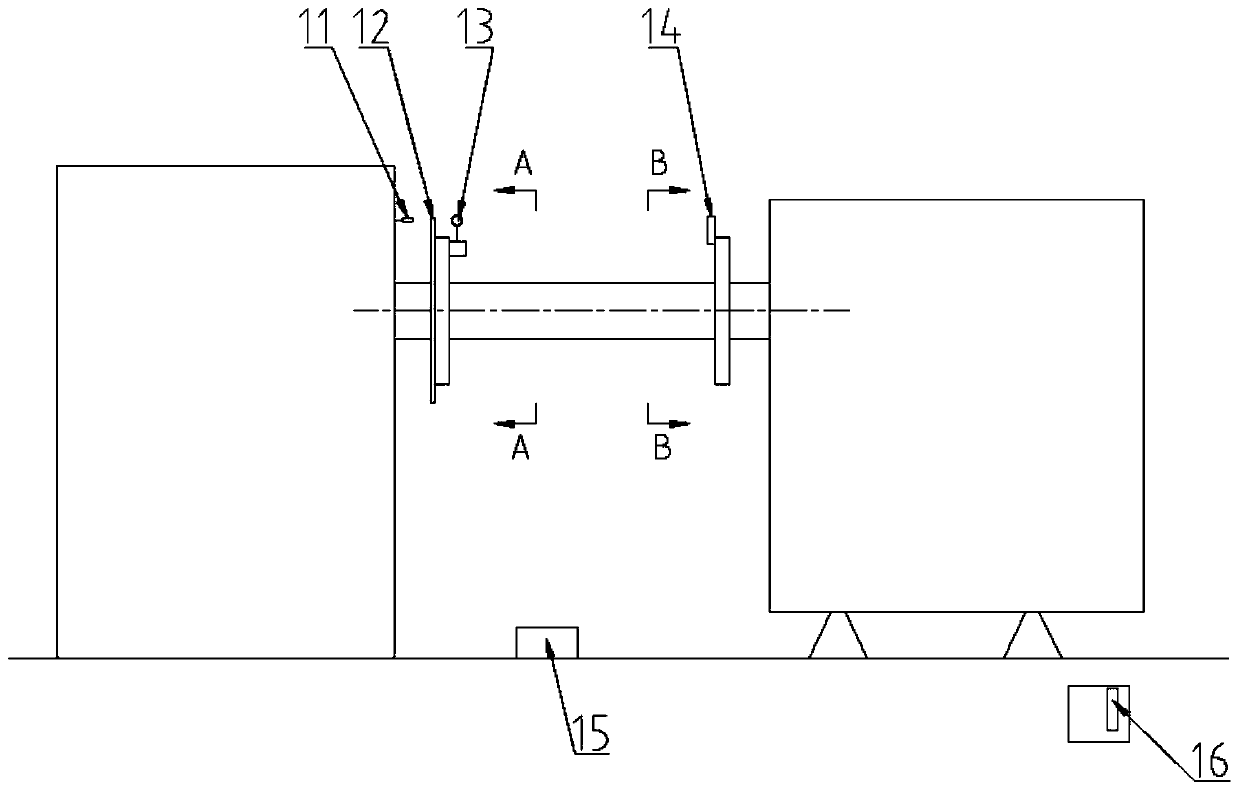 A wind turbine generator high-speed shaft dynamic centering monitoring method and system