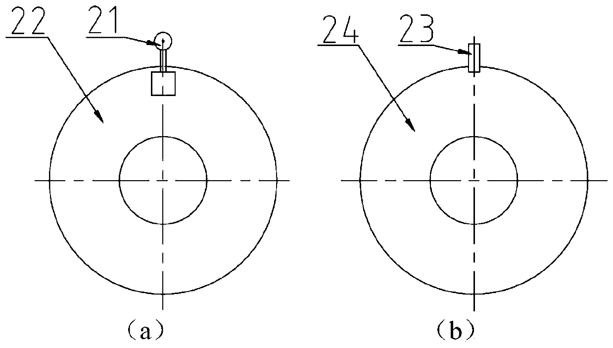 A wind turbine generator high-speed shaft dynamic centering monitoring method and system