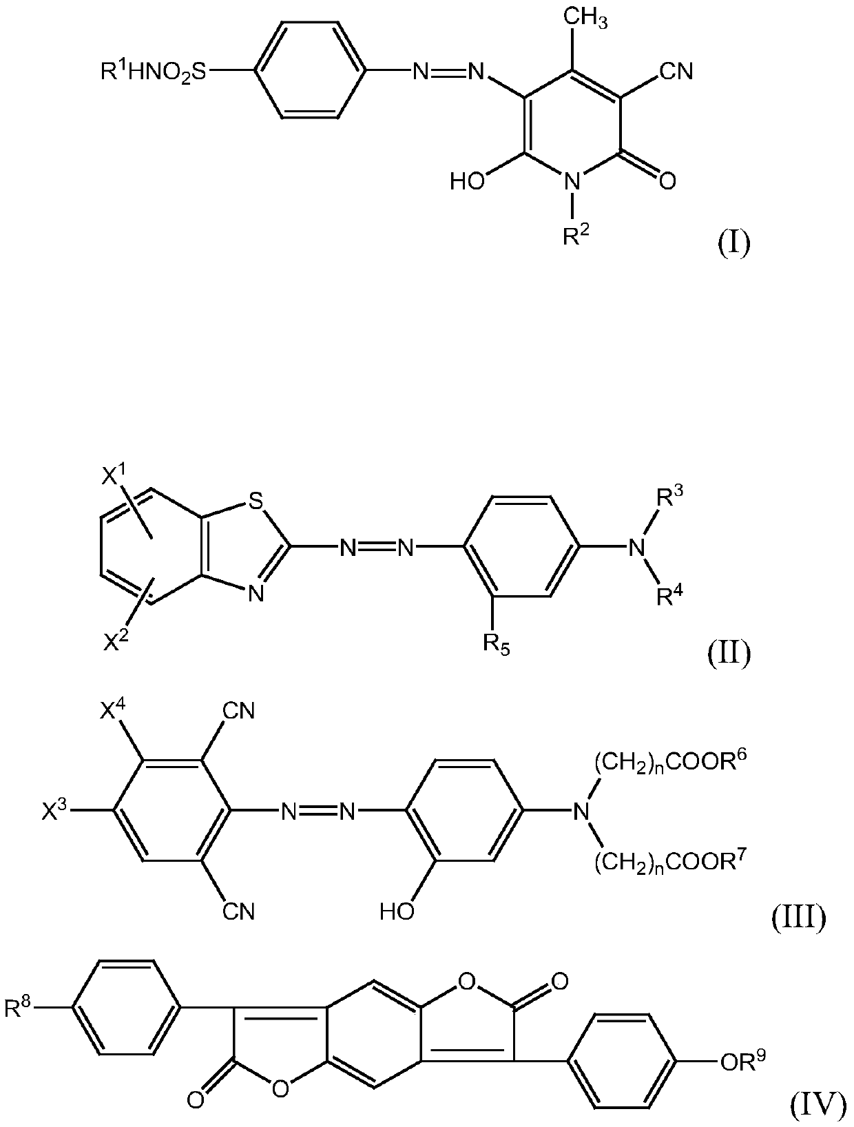 Disperse red dye composition and dye product