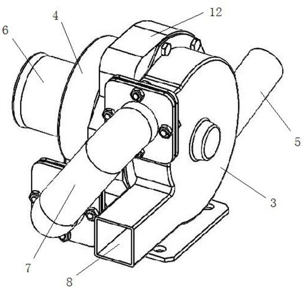 Spinning type hydrogen backflow device