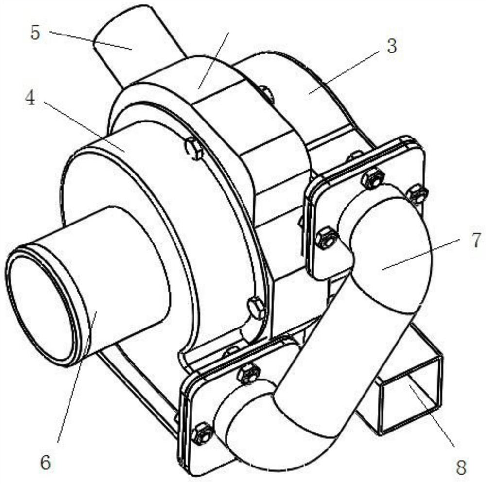 Spinning type hydrogen backflow device