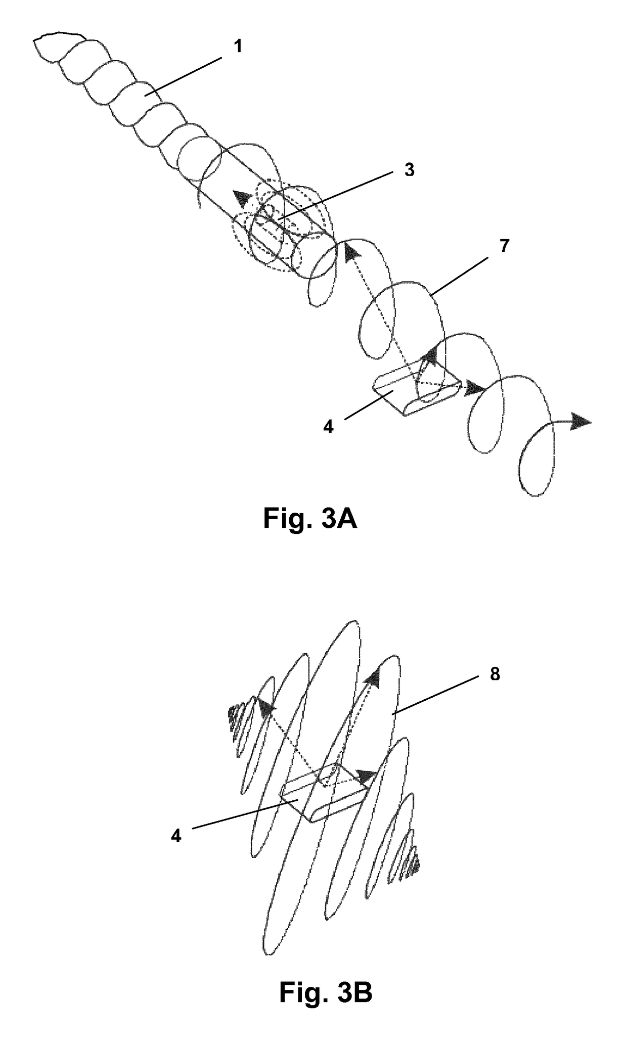 System for determining position of an element in relation to another element using magnetic fields