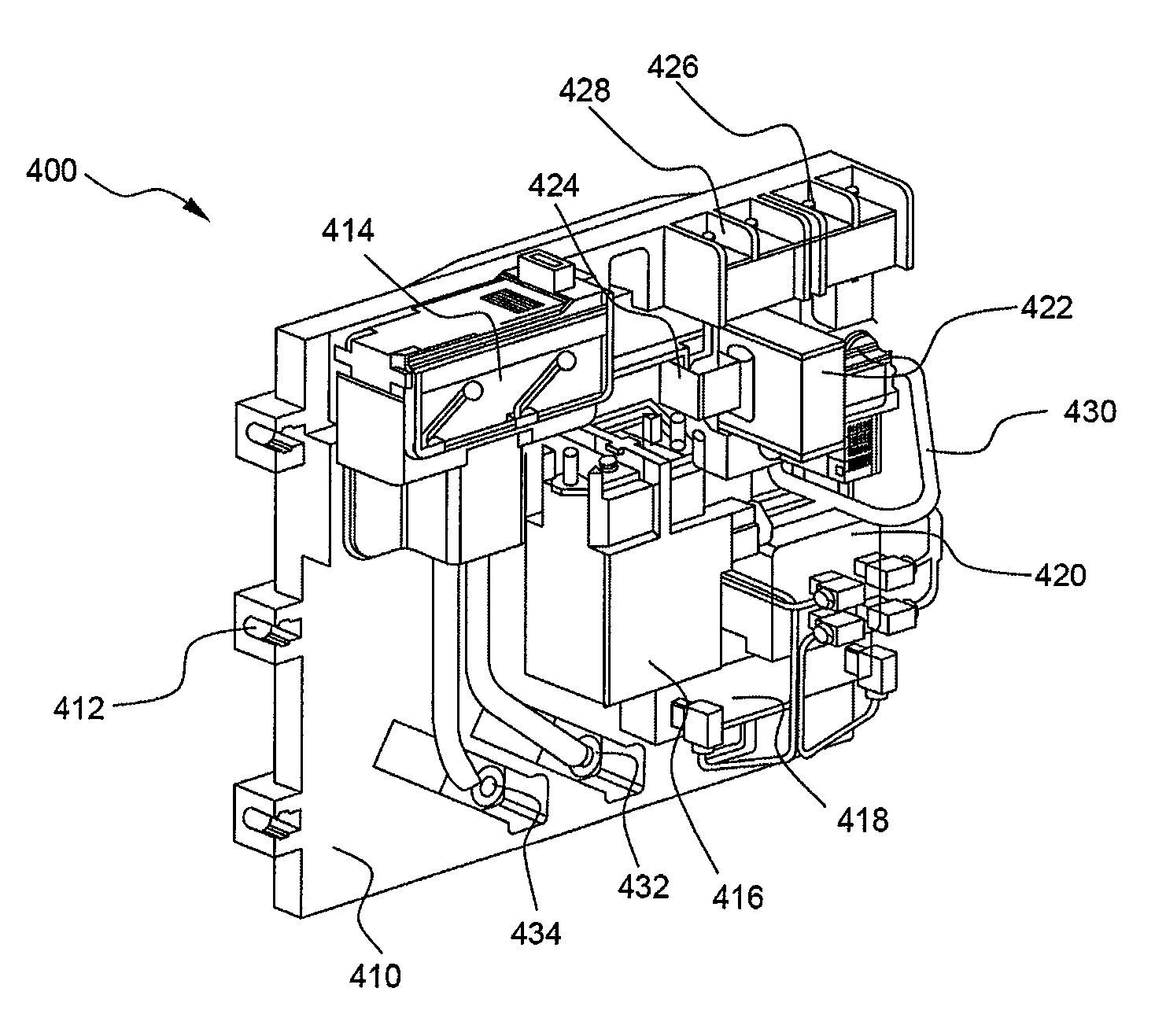 Power switching module for battery module assembly