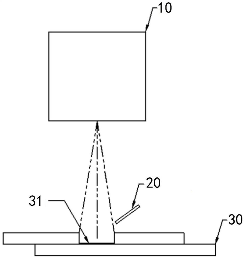 Electrode groove detection method and device