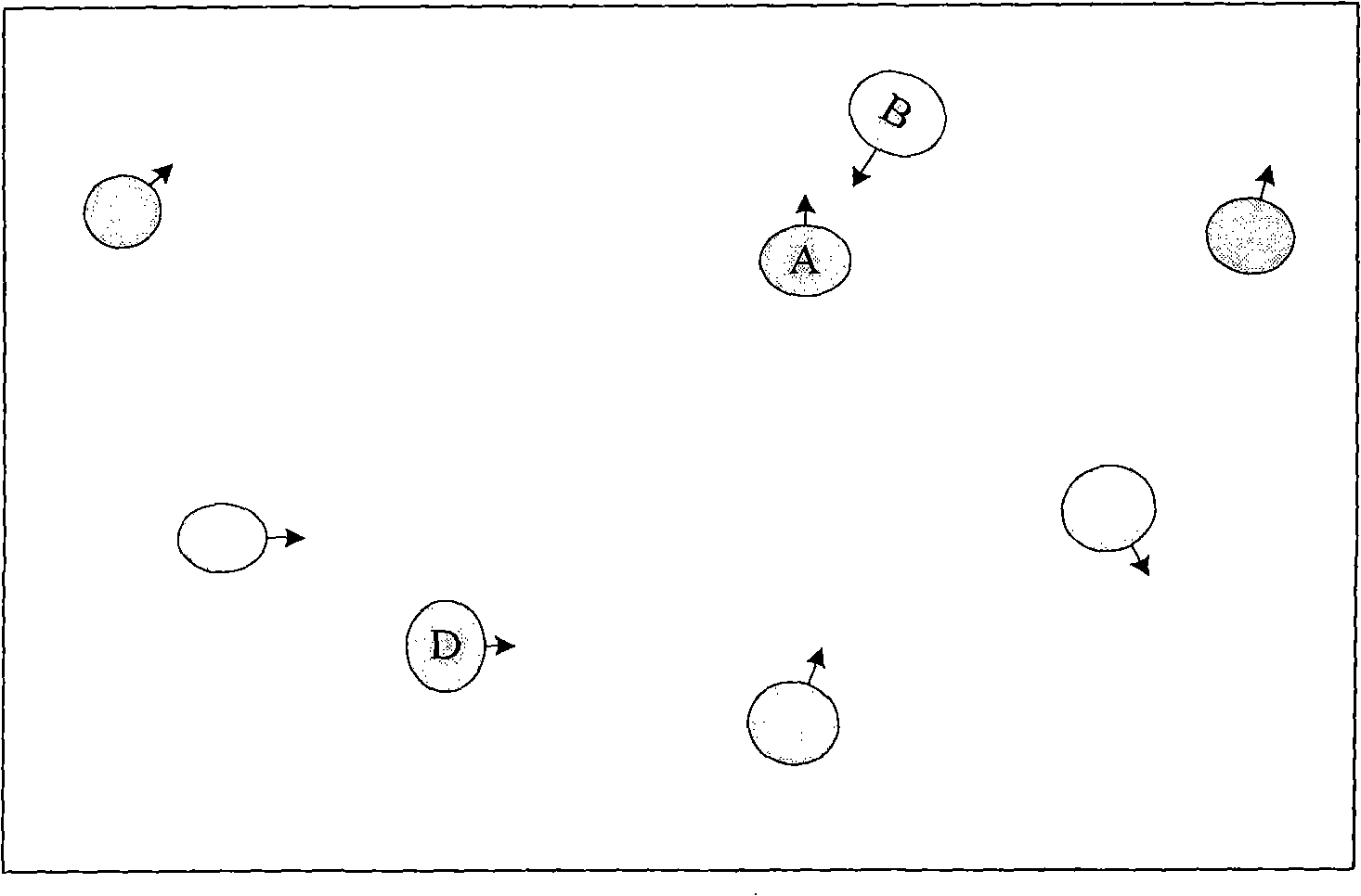 Probabilistic routing method with limited time delay based on intermittent communicated self-organizing network