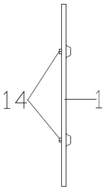 A non-through-diameter beaded panel forming die and a beaded curved panel processing method