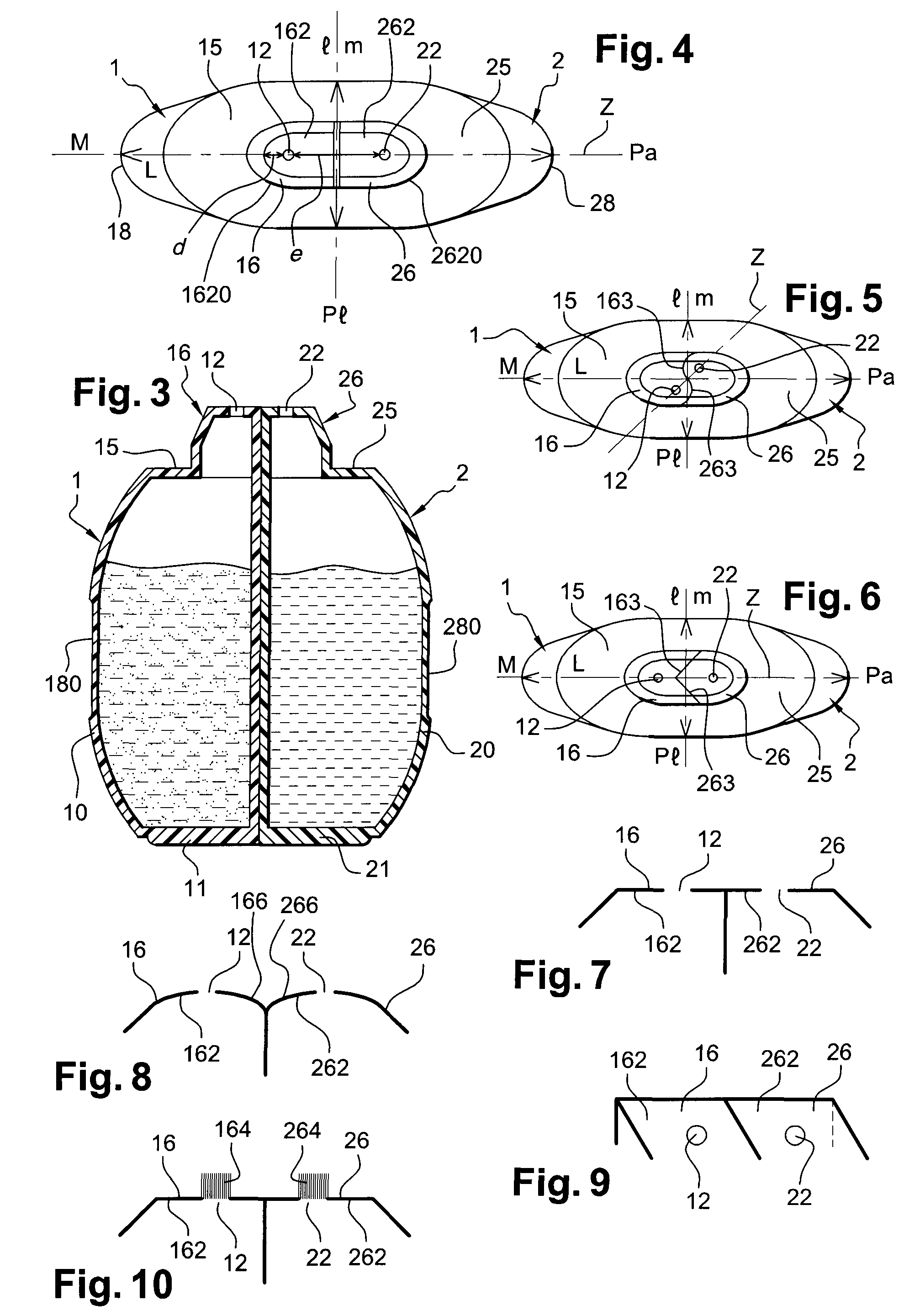 Packaging and application device