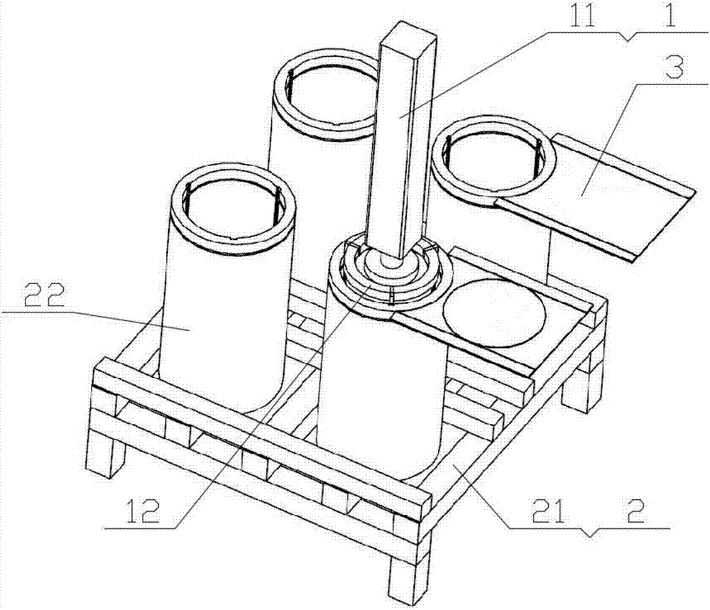 Punching sheet metal factory thin flat plate separation grabbing and stacking unit