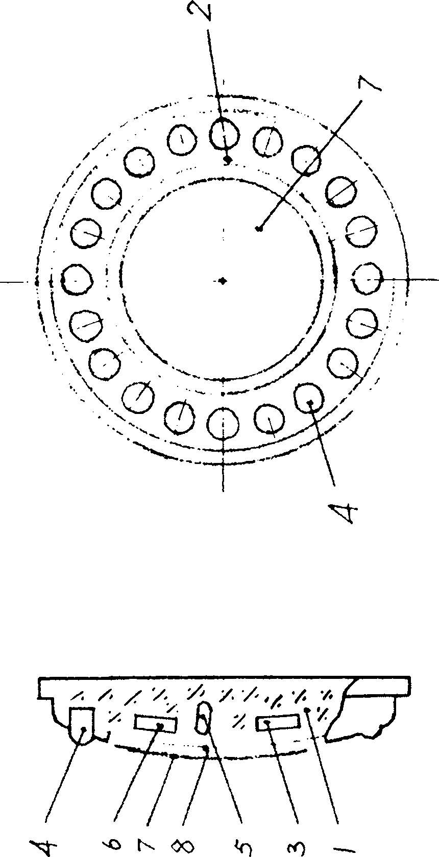 Optical-medical heat moxibustion treatment device