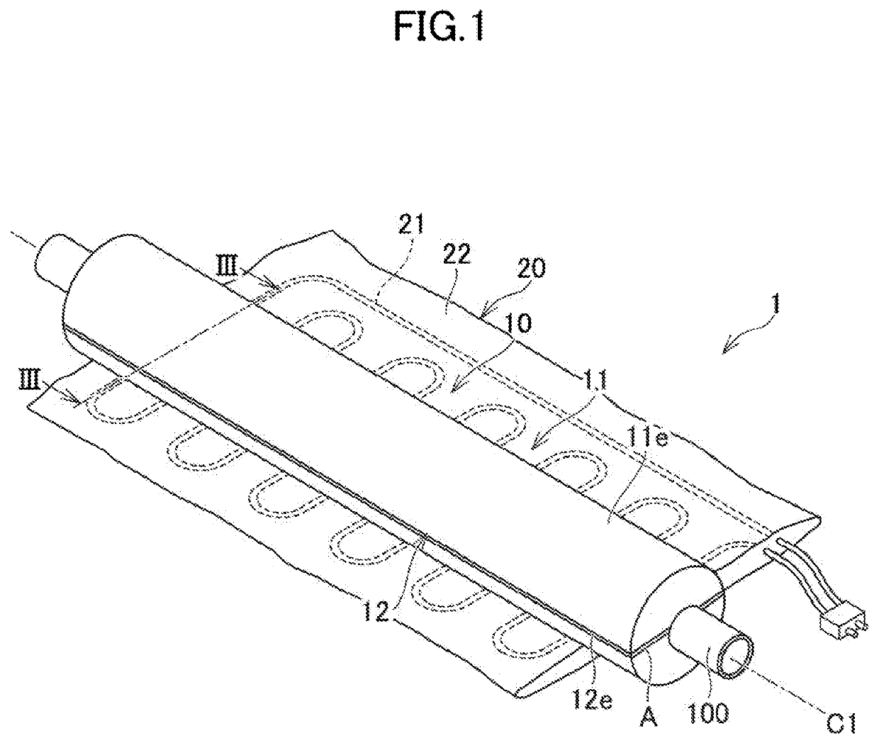 Thermally conductive cover for piping system, heating device for piping system, manufacturing method and attachment method for thermally conductive cover, and manufacturing method and attachment method for heating device