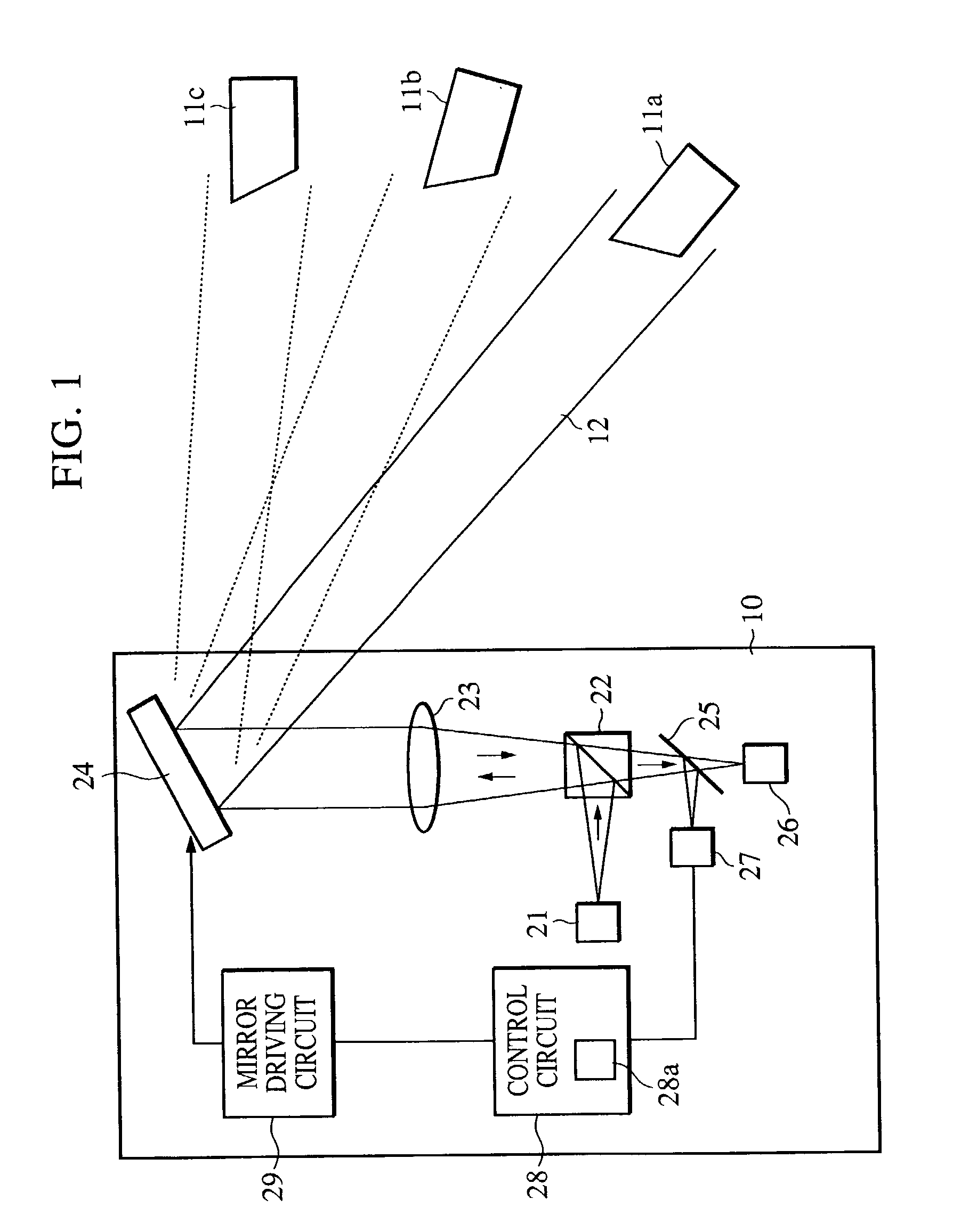 Free-space optical communication apparatus and free-space optical communication system