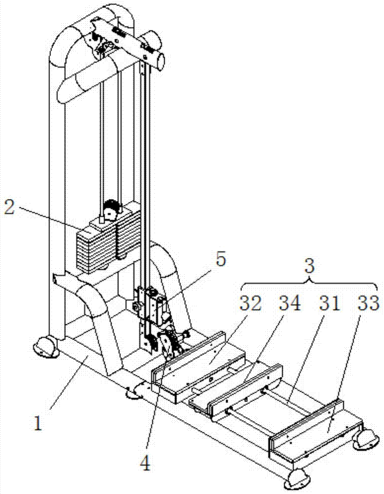 A kind of leg training equipment