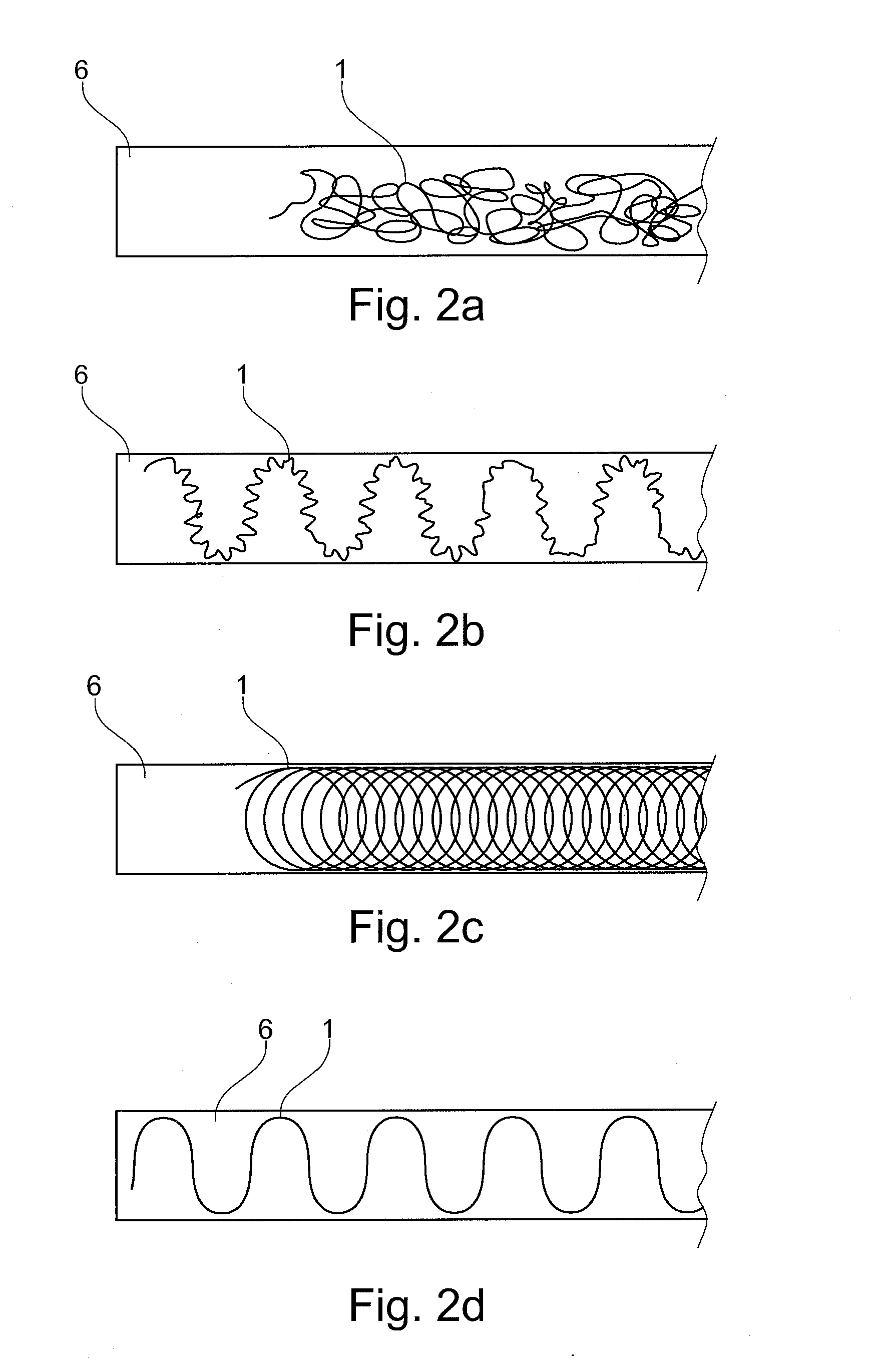 Device for shaping a thread-like material