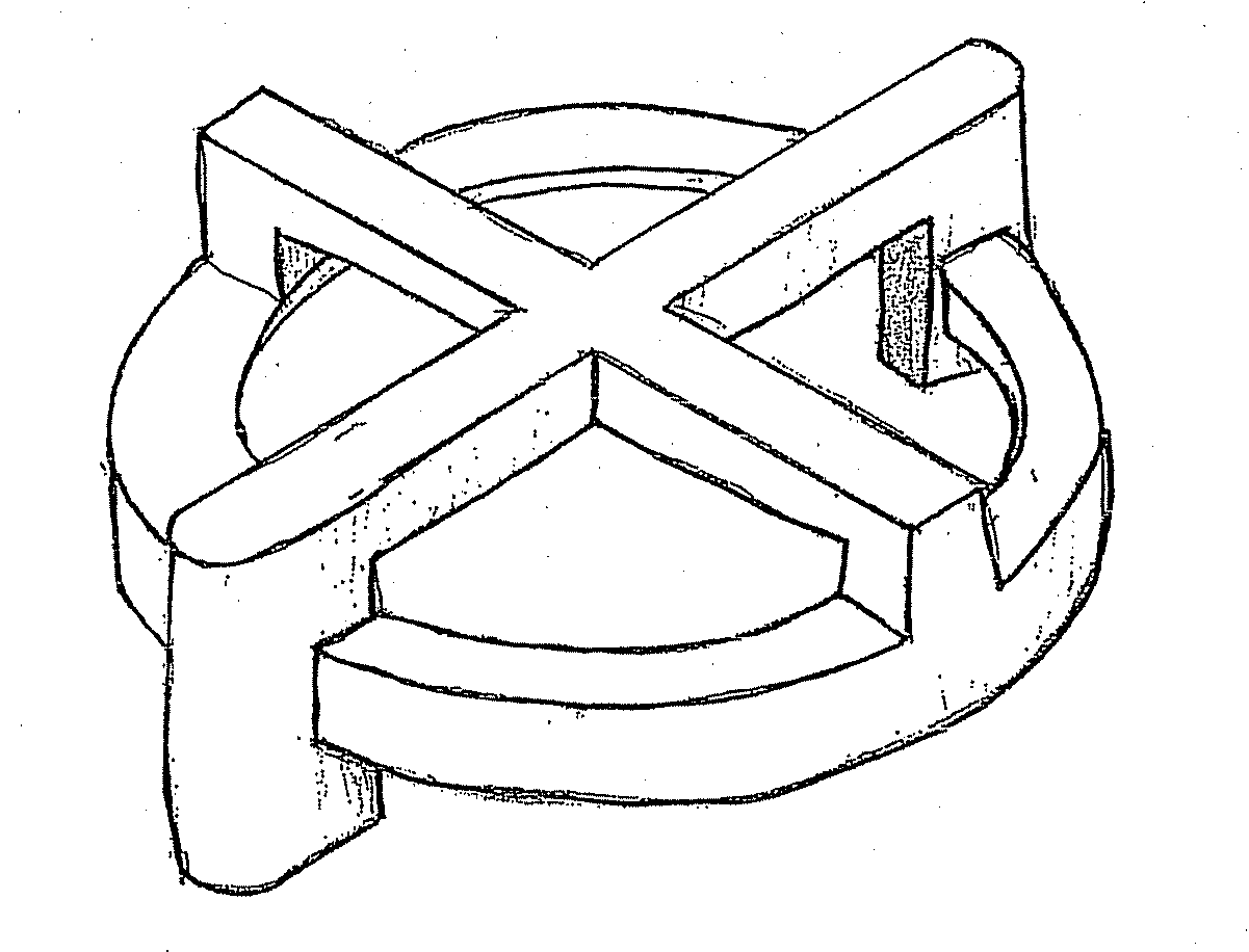 Low-obscuring tile installation spacer