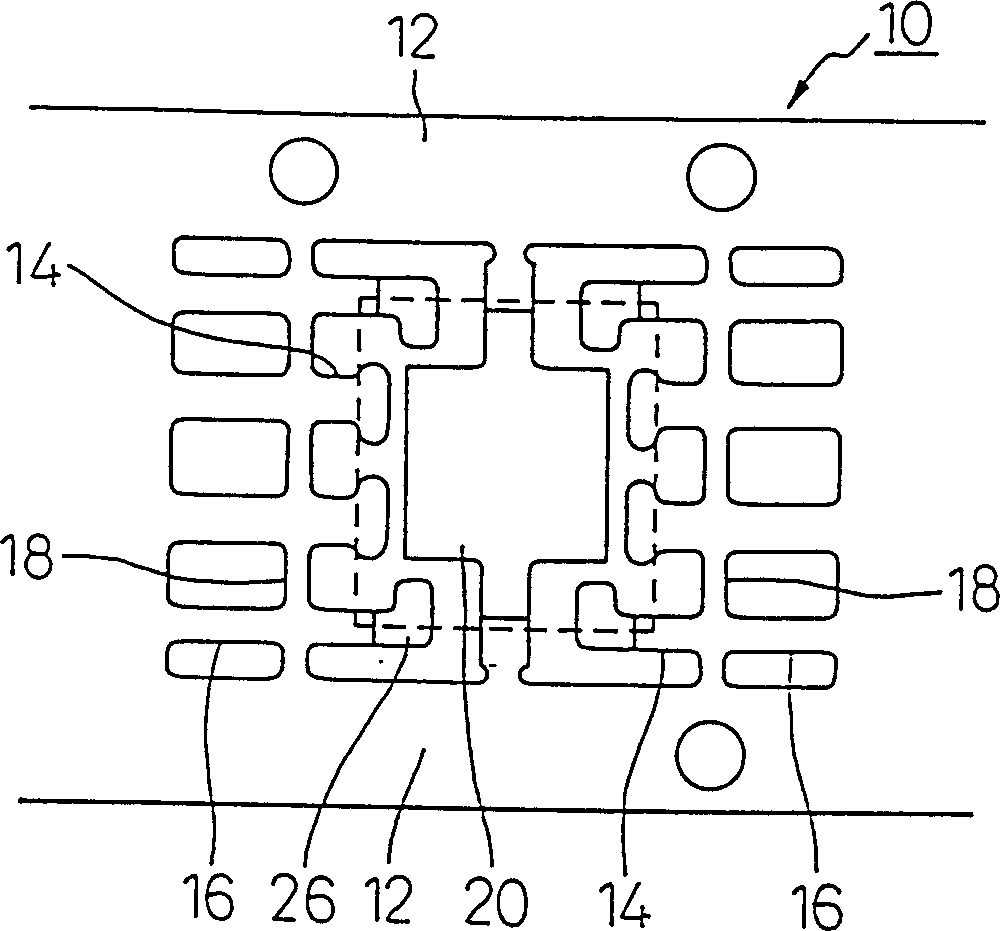 Lead frame for semiconductor device