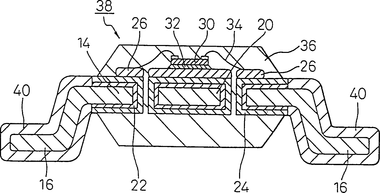 Lead frame for semiconductor device