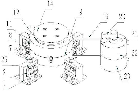 Fixed mounting bracket of industrial robot