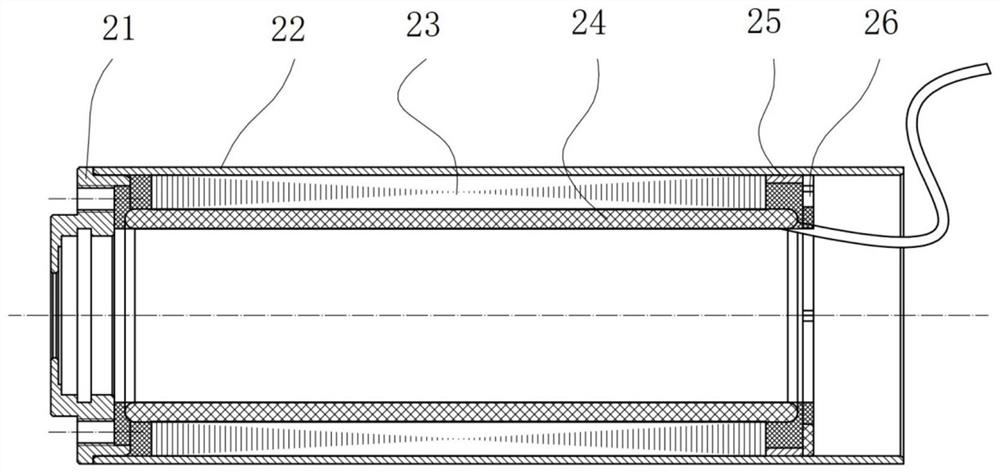 Coreless brushless direct current motor