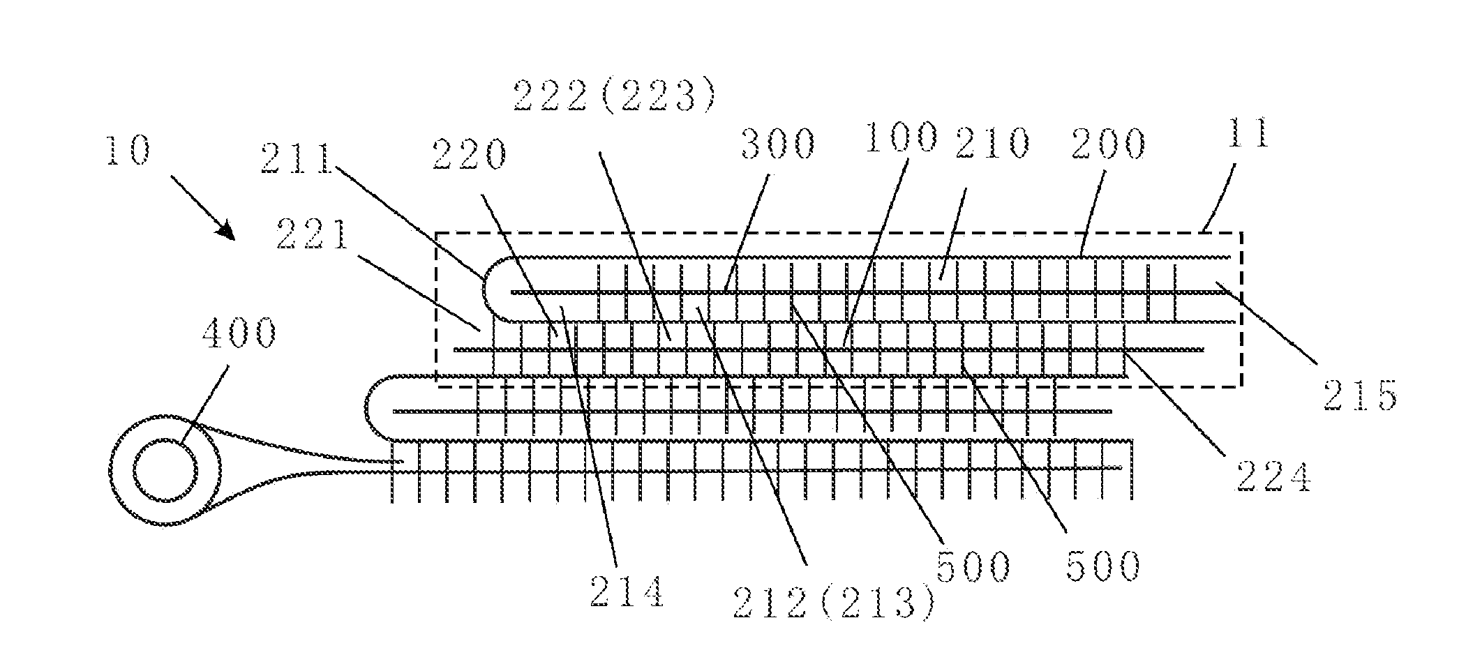 Spiral wound reverse osmosis membrane element