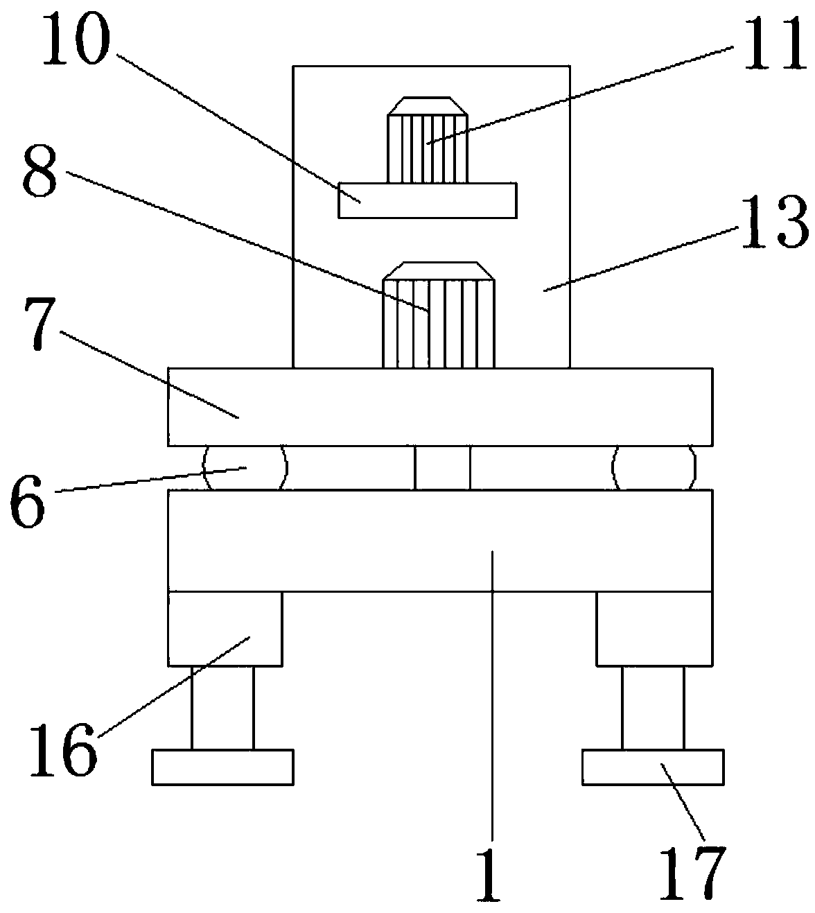 Metal piece clamping device for metal cutting machine tool machining