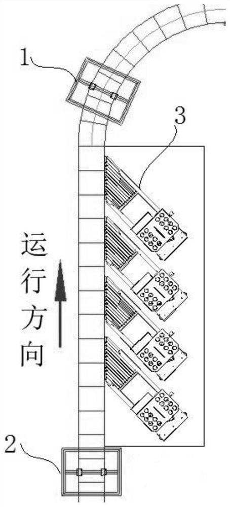 A sorting trolley loading state detection system and sorting system based on a grayscale meter