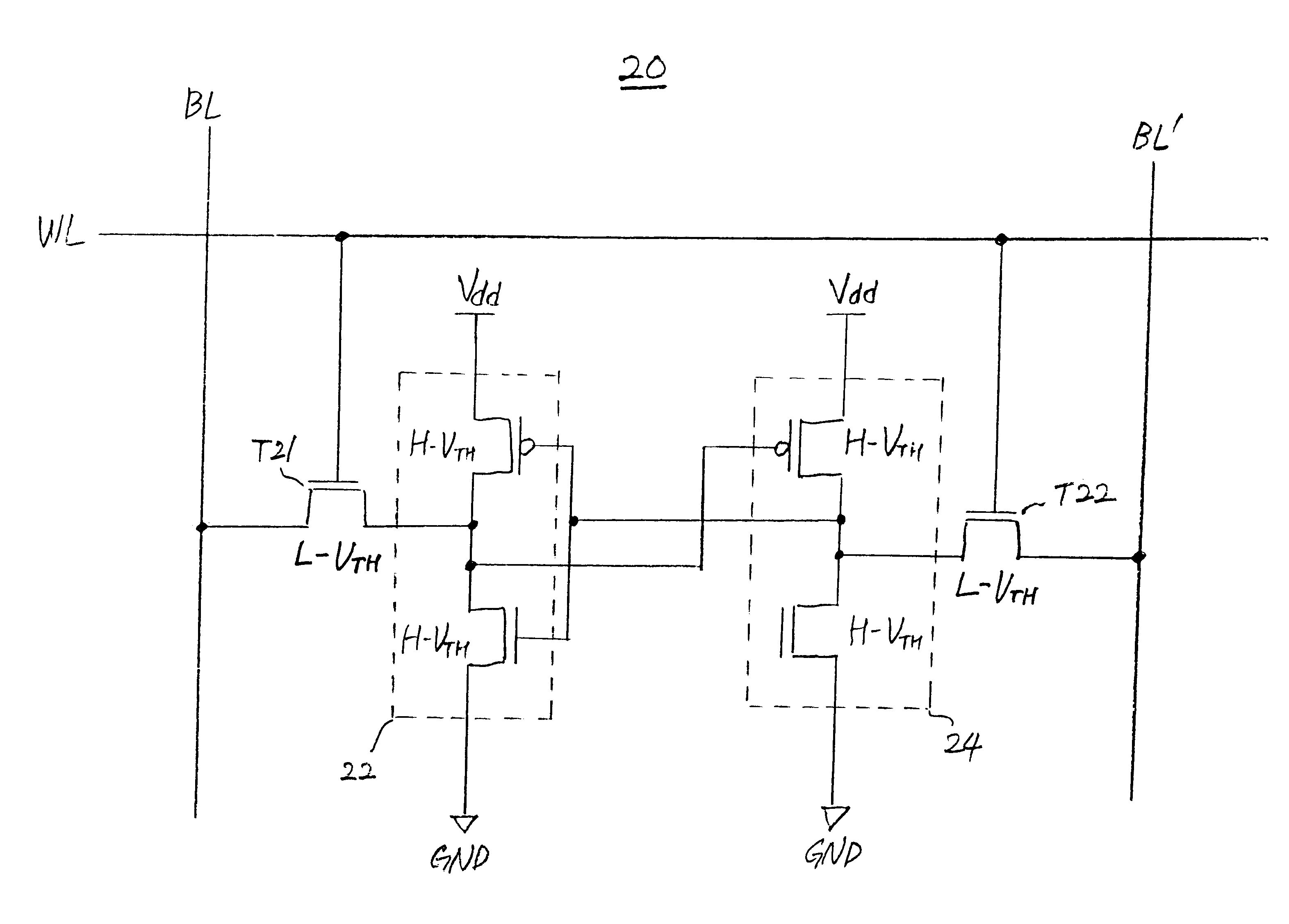 High performance semiconductor memory device with low power consumption