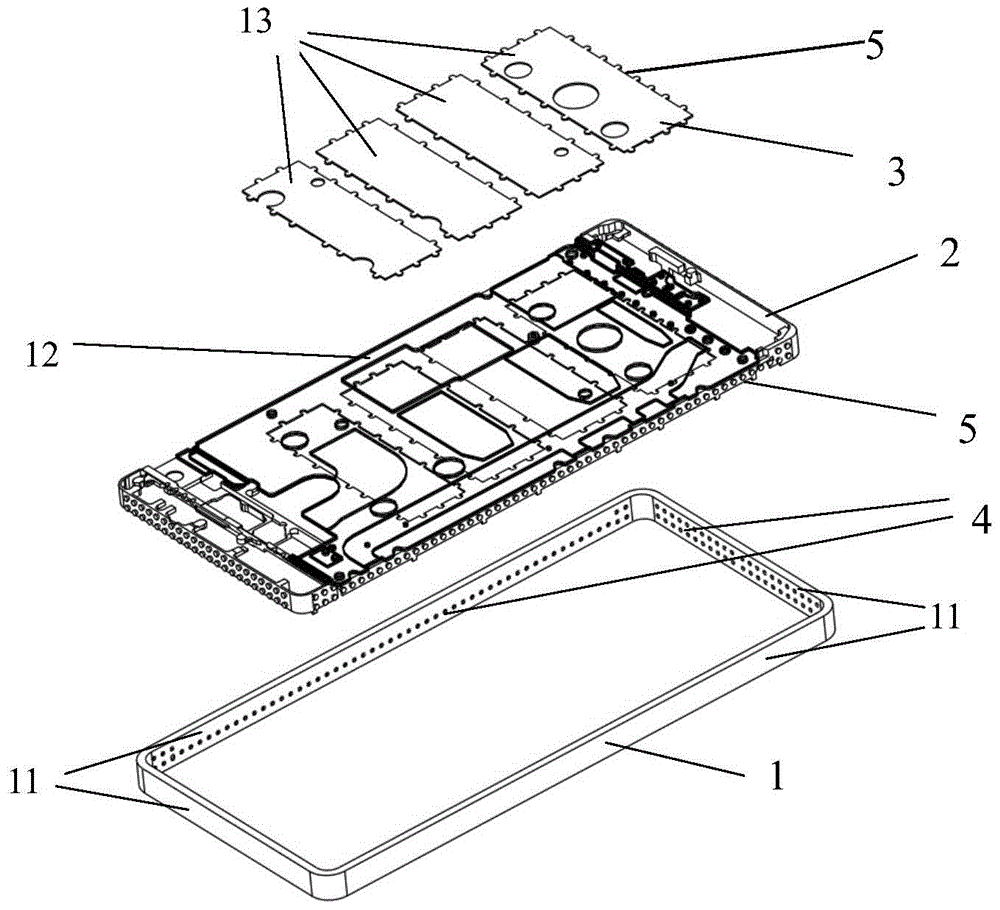 Appearance structural part applied to intelligent terminal products and manufacturing method thereof