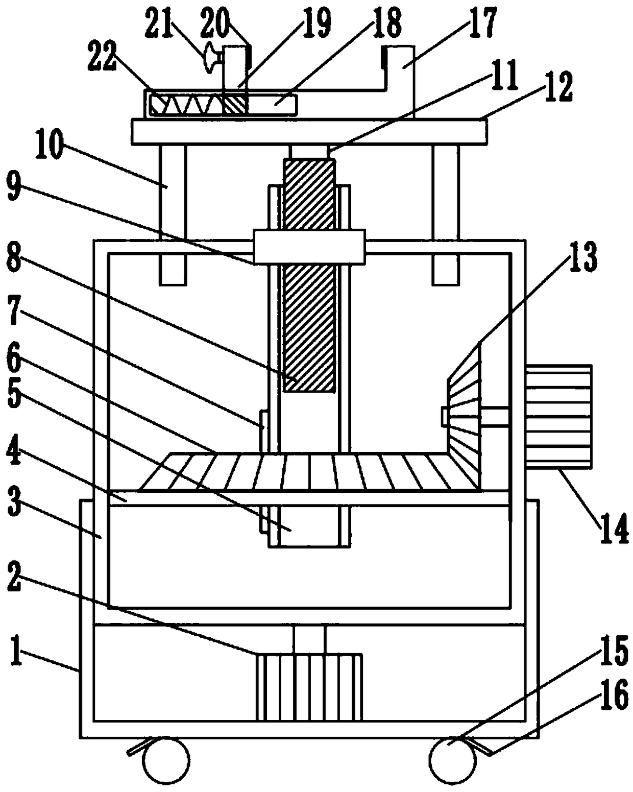 Movable projector bracket capable of finely adjusting height