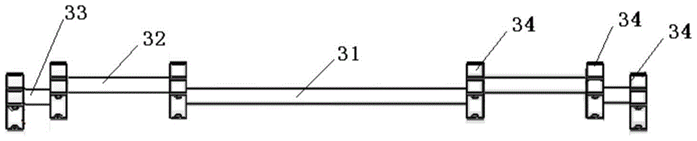 Semi-passive walking device driven by single motor and its steering control method