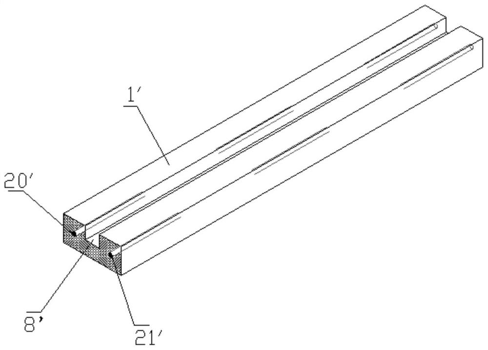 LED lamp strip and LED lamp string structure thereof